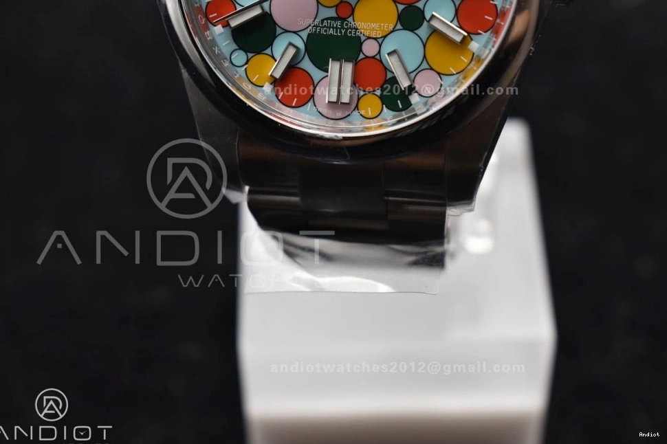 Clean 41mm Dial Best 124300 1:1 Celebration Edition VR3230 Perpetual 904L Oyster Steel 0410